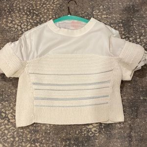 RISTO HAND KNITTED TOP IN COTTON